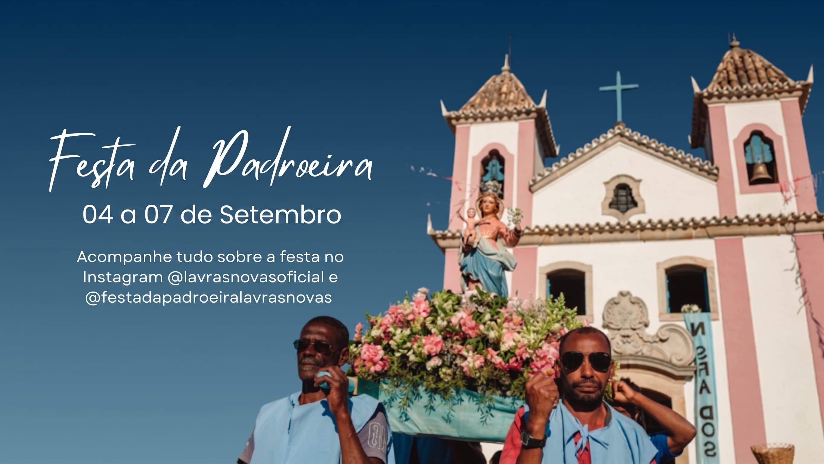 Cartaz do evento Festa de Nossa Senhora dos Prazeres